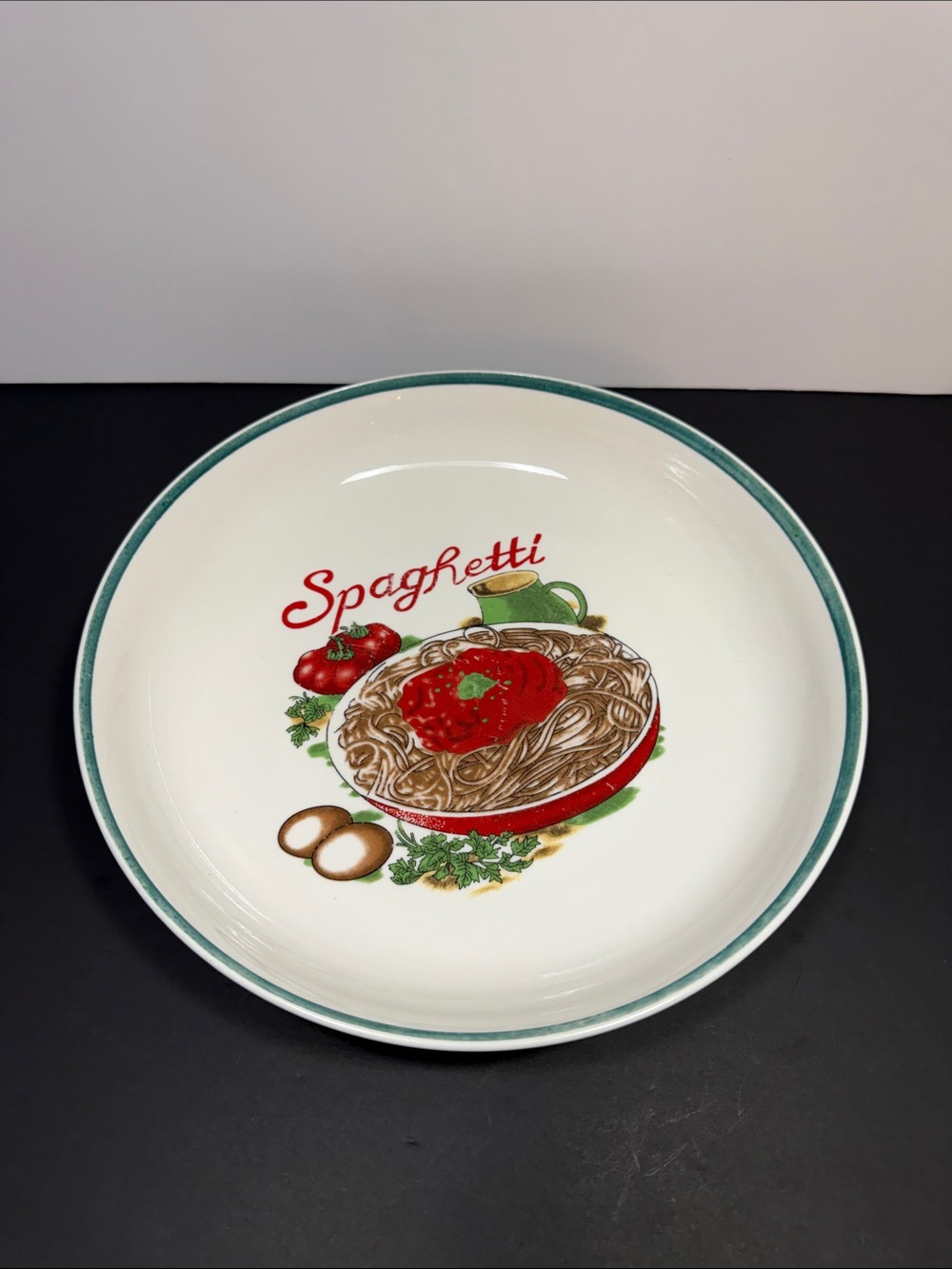Vintage Bella Cucina Ceramic Spaghetti Bowl